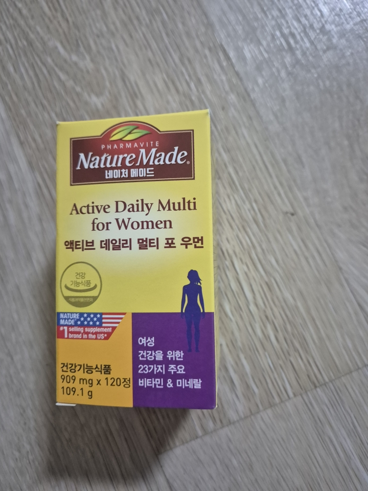 네이처메이드 액티브 데일리 멀티 포 우먼 비타민영양제 120정, 1개 맛있게 먹은 솔직 후기 - 상품 이미지 3