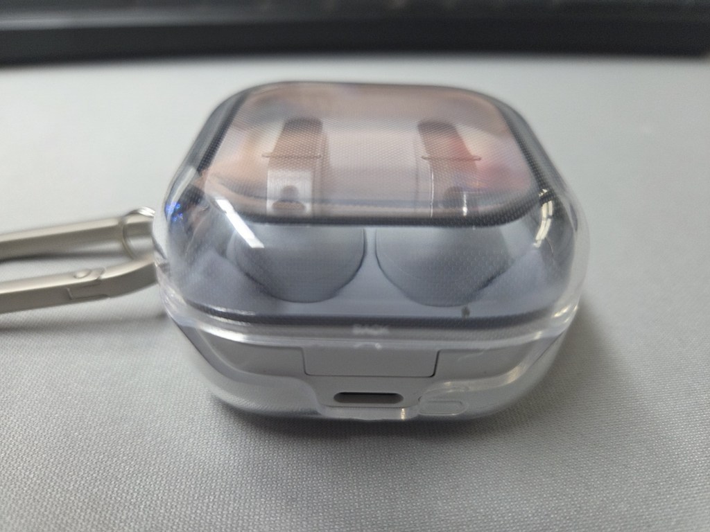 누아트 크리스탈 TPU 변색방지 젤리 케이스 + 카라비너 키링 세트 이미지 4