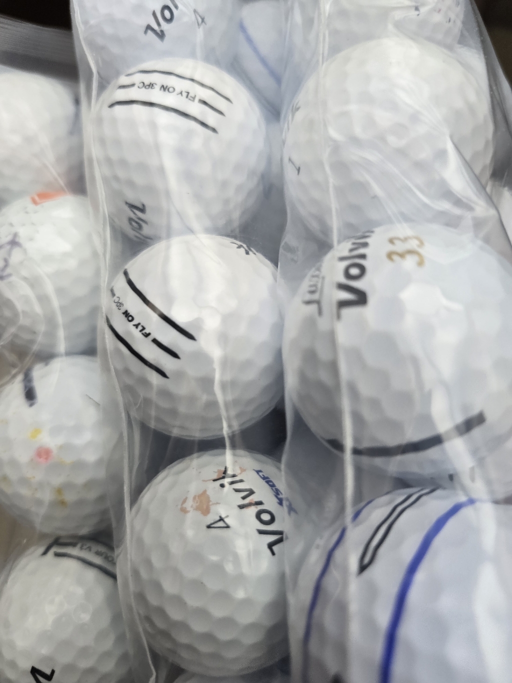 볼빅 흰볼 골프 로스트볼 A+ 이미지 3