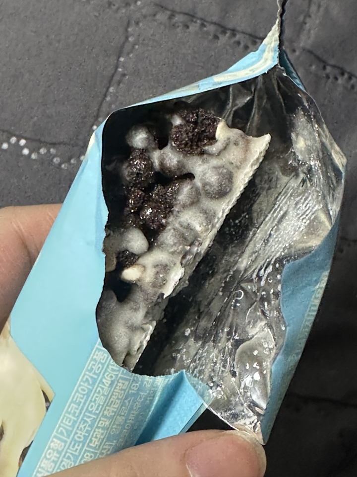 플라이밀 단백질바 크런치 화이트초코맛 이미지 4