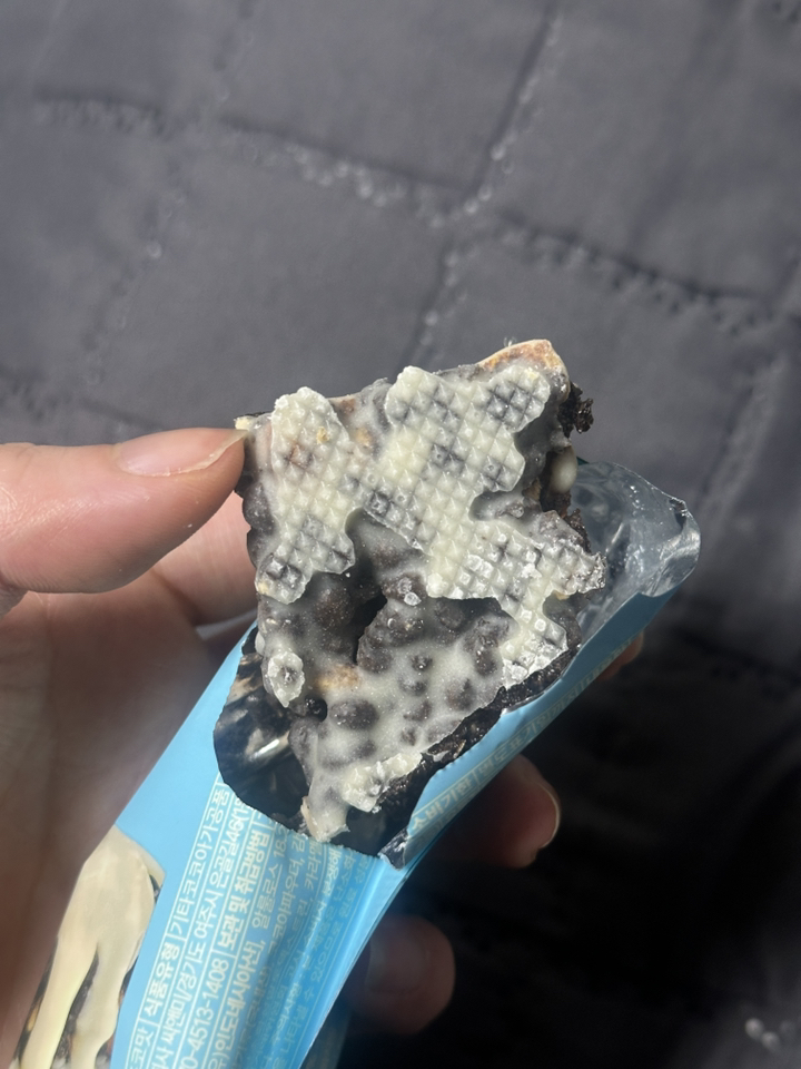 플라이밀 단백질바 크런치 화이트초코맛 이미지 2
