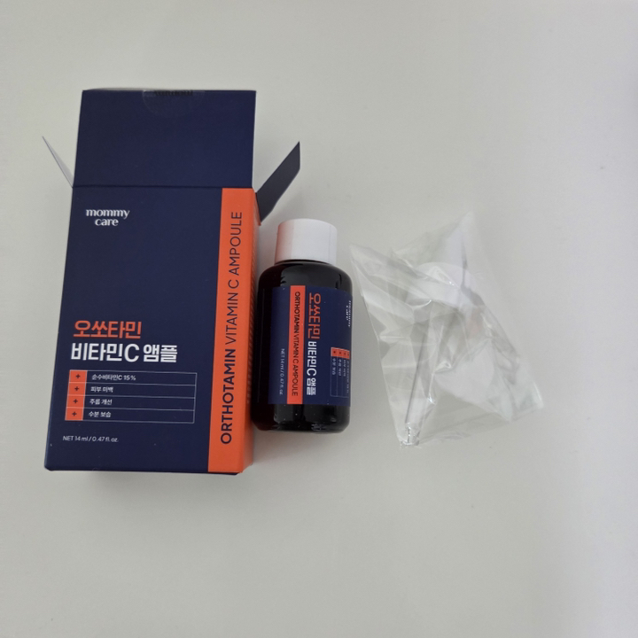 마미케어 오쏘타민 비타민C 15% 고함량 미백 앰플 15ml + 오쏘타민... 솔직 후기 | 피부 타입별 분석 - 상품 이미지 2
