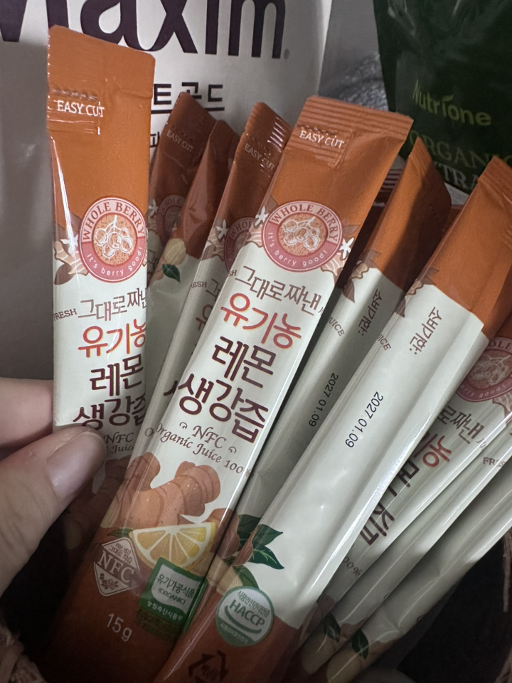 홀베리 그대로 짜낸 유기농 레몬 생강즙 14p 210g, 2개 이미지 4