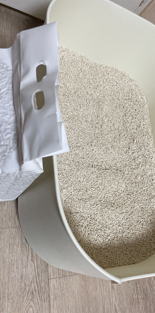 구구펫 고양이 모래 극세입자 고양이두부모래 오리지널 8L X 6개 48L, 3kg 이미지 2