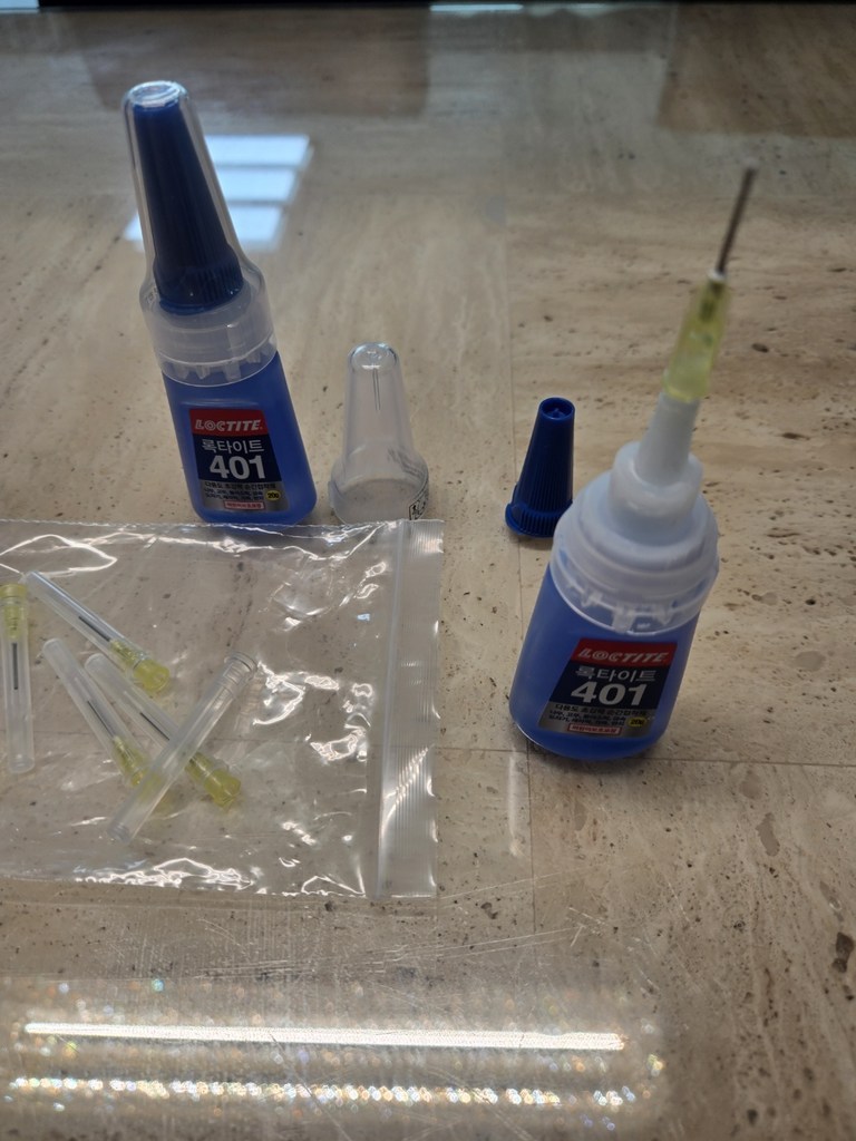 비즈공예 필수 아이템 록타이트 401 20g 2개 + 미세 노즐 6개 + 노즐안전커버 6개 이미지 3