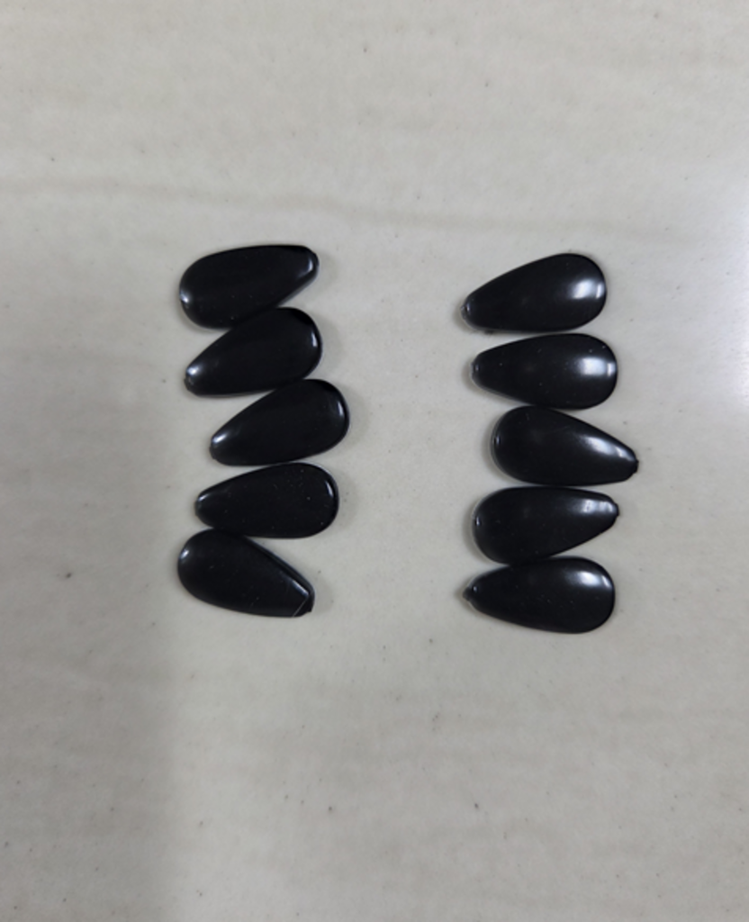 원앤모어 안경 흘러내림 방지 미끄러방지 실리콘 에어쿠션 코패드 코받침 5세트 이미지 3