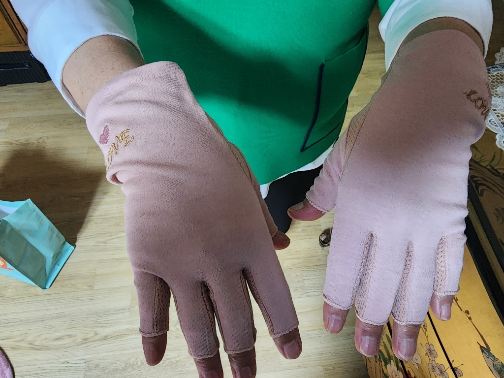 벨지안 예쁜 자외선차단 운전장갑 이미지 2