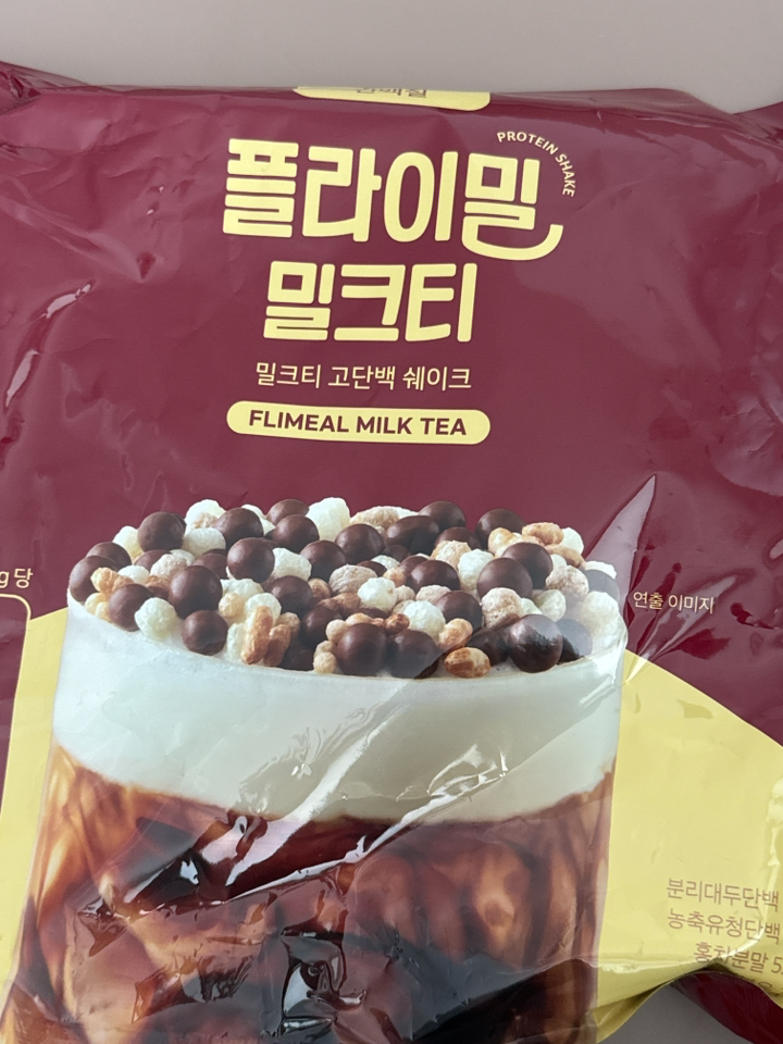 플라이밀 단백질 쉐이크 밀크티 45g, 7개 이미지 2