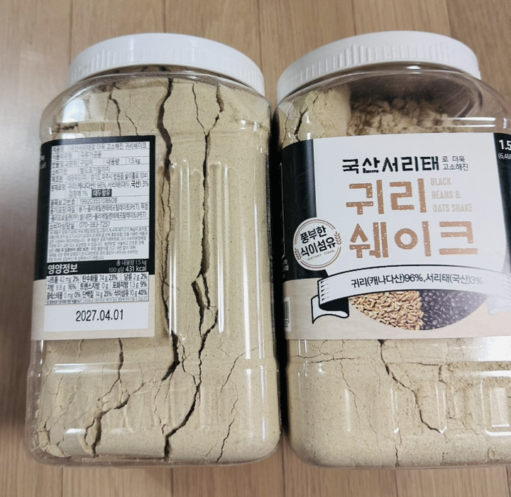 태광선식 국산서리태로 더욱 고소해진 귀리쉐이크 1.5kg, 1개 솔직 후기 | 실사용자 리뷰 분석 - 상품 이미지 4