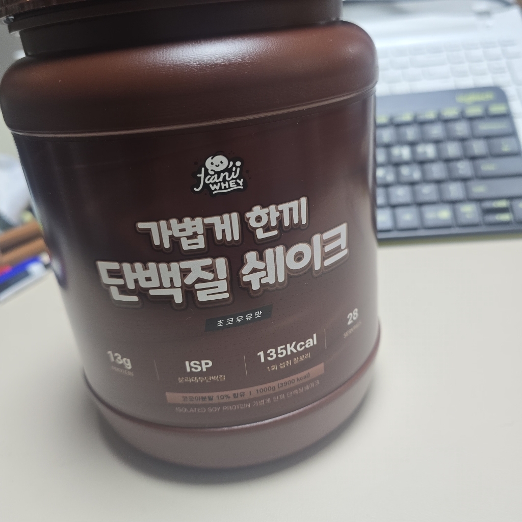 가볍게한끼 단백질쉐이크 프로틴 식사대용 초코맛 1kg, 1개 솔직 후기 | 실사용자 리뷰 분석 - 상품 이미지 3
