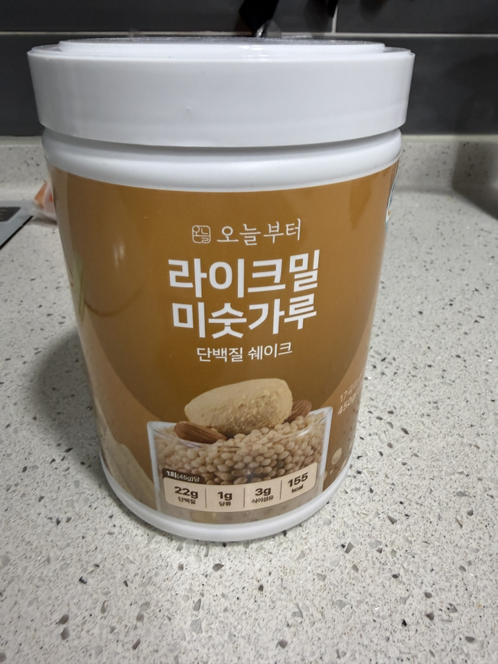 오늘부터 라이크밀 단백질 쉐이크 미숫가루맛 450g, 1개 솔직 후기 | 실사용자 리뷰 분석 - 상품 이미지 4