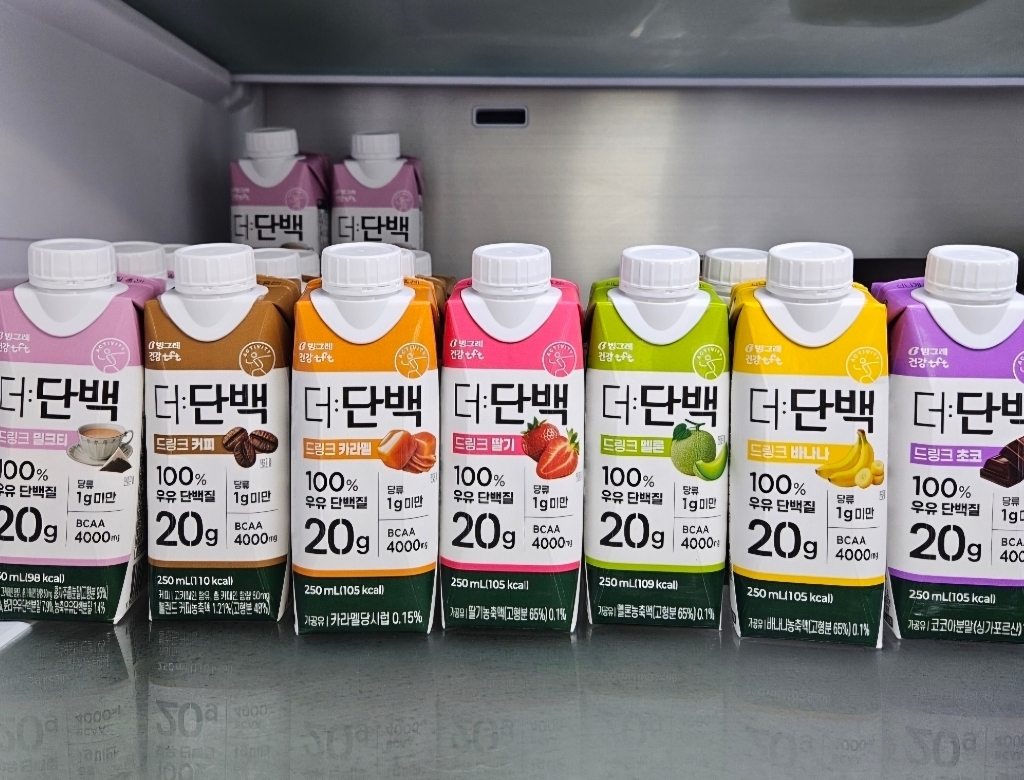 빙그레 더단백 드링크 프로틴음료 6종 혼합(초코 카라멜 커피 바나나 밀크티 멜론) 총 18개 이미지 2