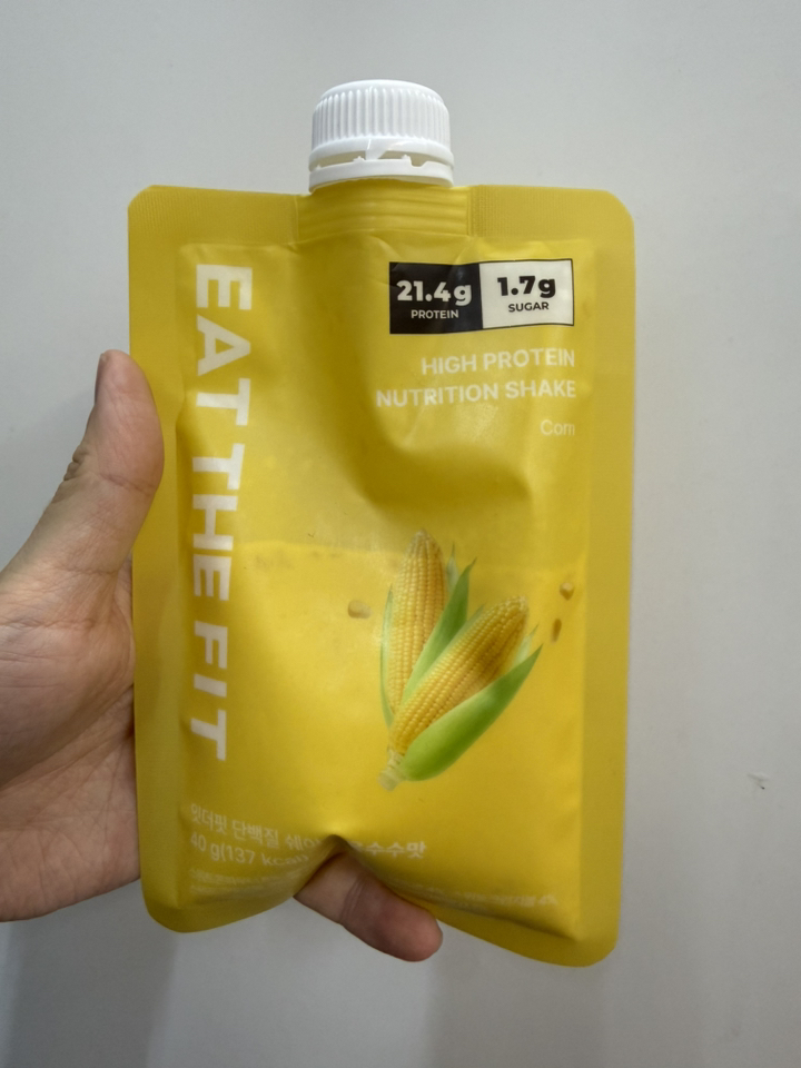 잇더핏 단백질 쉐이크 1주 플랜 옥수수맛 40g, 7개 솔직 후기 | 실사용자 리뷰 분석 - 상품 이미지 4