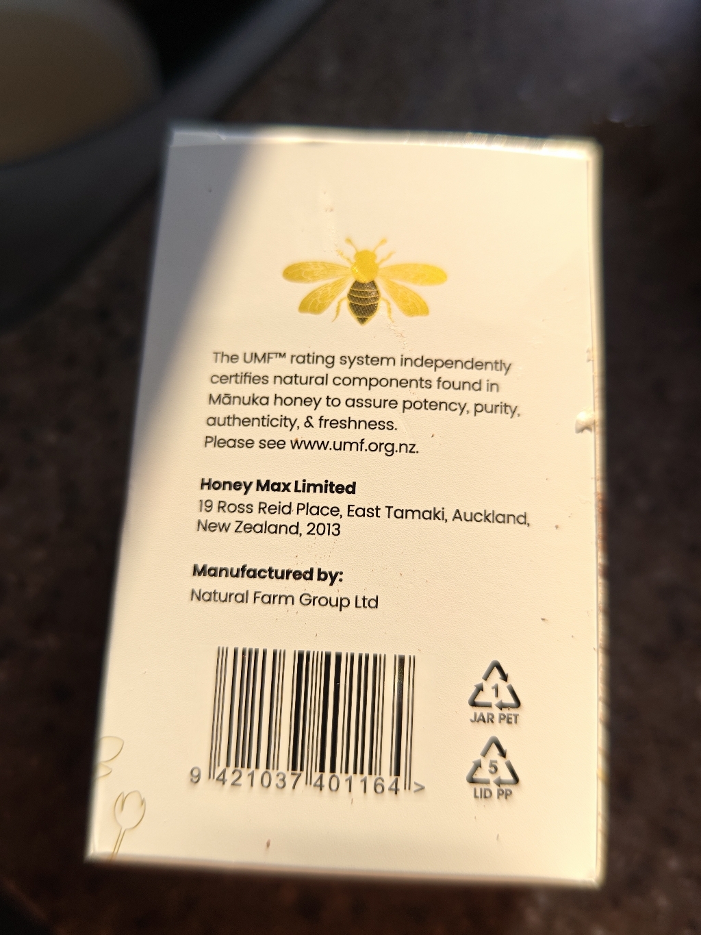 Honey Max 허니맥스 뉴질랜드 마누카꿀 UMF20+ 500g [원산지:뉴질랜드] 이미지 3