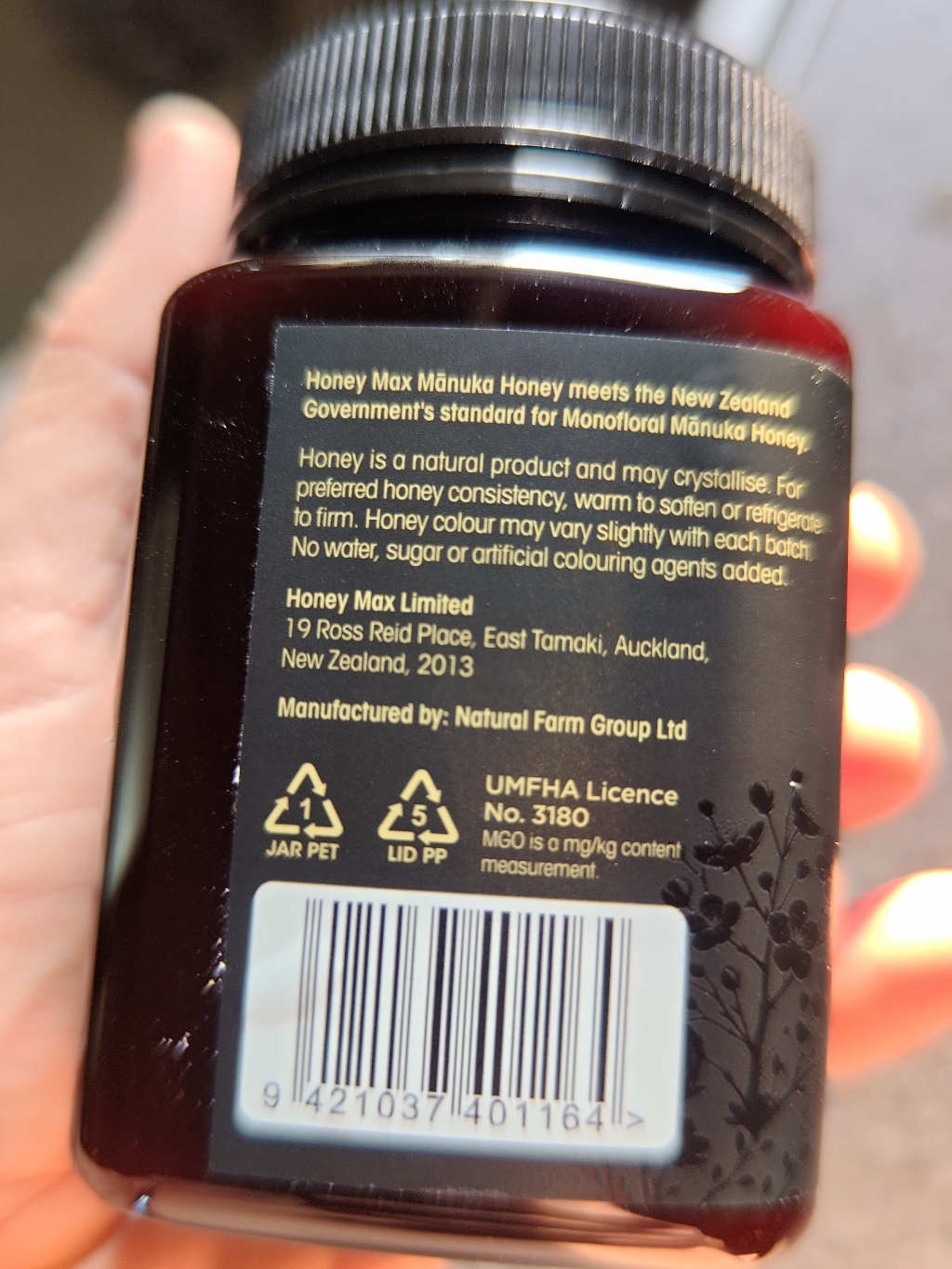 Honey Max 허니맥스 뉴질랜드 마누카꿀 UMF20+ 500g [원산... 솔직 후기 | 실사용자 리뷰 분석 - 상품 이미지 4