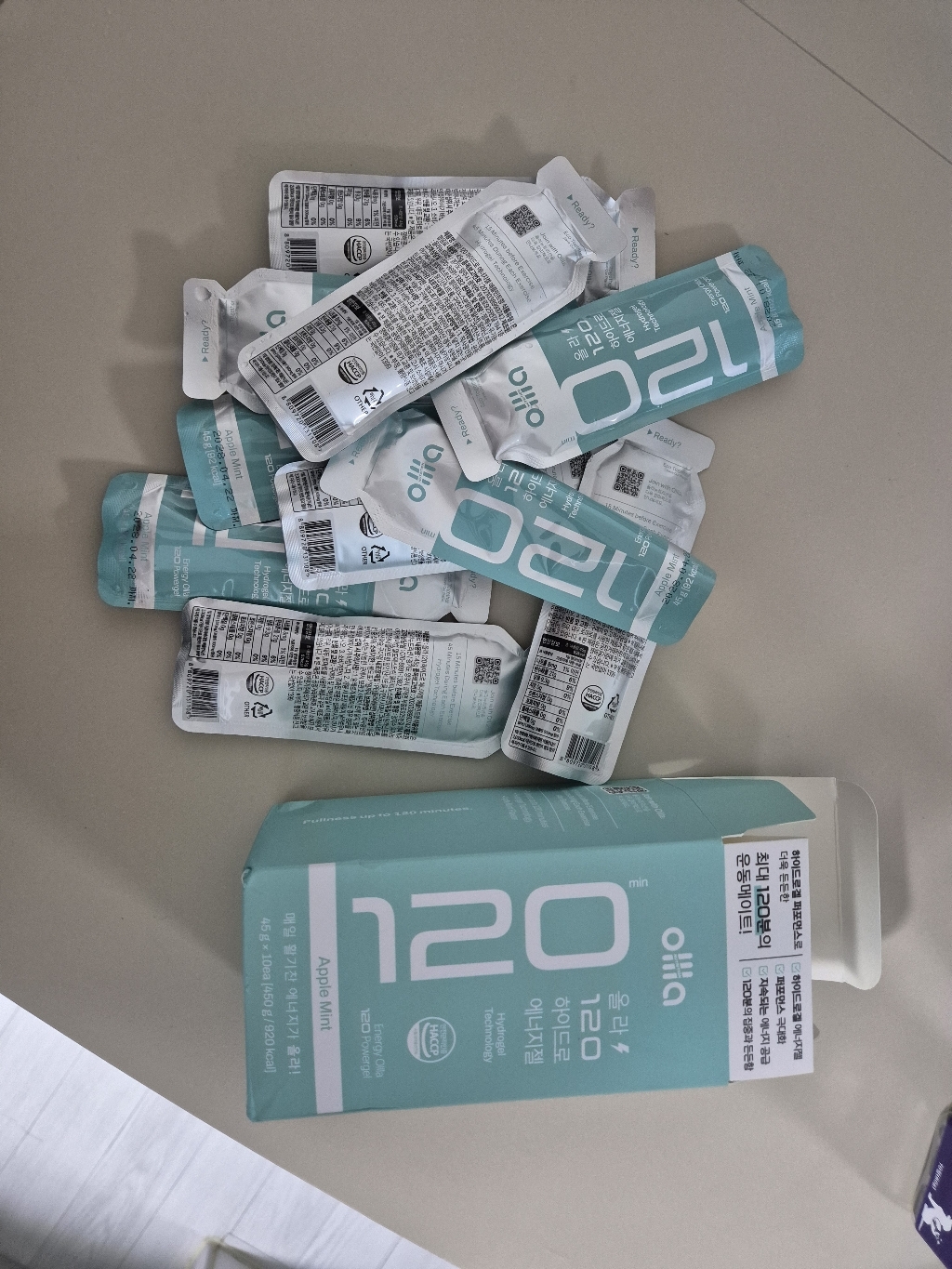 올라 120 하이드로 에너지젤 러닝 마라톤 자전거 파워젤 스포츠 식품 애... 맛있게 먹은 솔직 후기 - 상품 이미지 2
