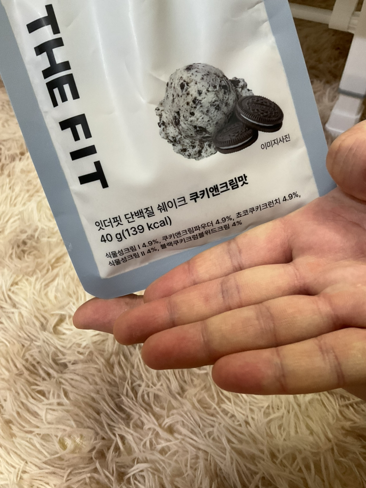 잇더핏 단백질 쉐이크 1주 플랜 쿠키앤크림맛 40g, 7개 솔직 후기 | 실사용자 리뷰 분석 - 상품 이미지 4