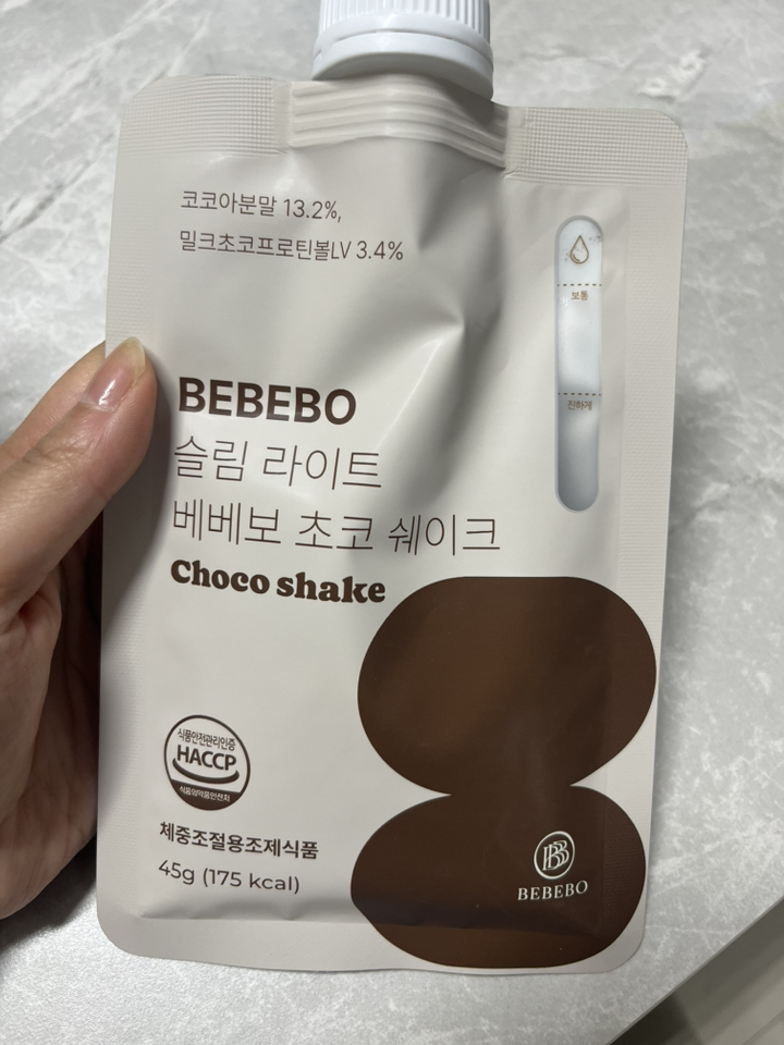 베베보 단백질 쉐이크 초코맛 고단백 저당 다이어트 식사대용 45g 315g, 1개 이미지 2