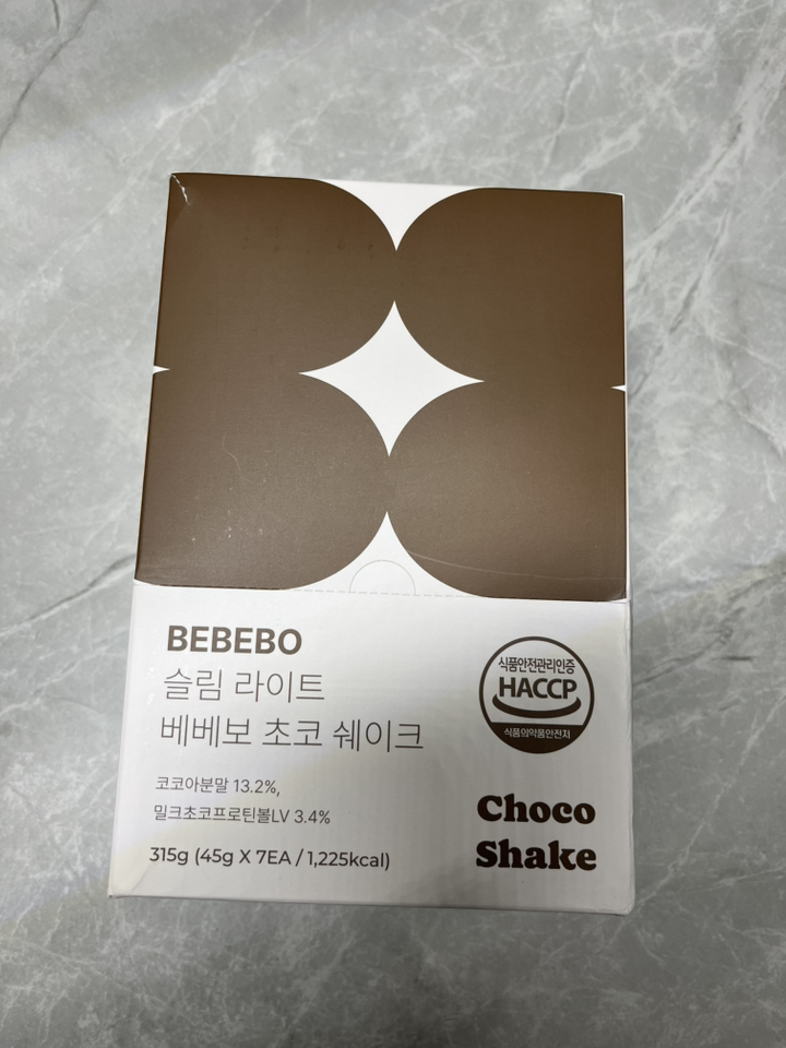 베베보 단백질 쉐이크 초코맛 고단백 저당 다이어트 식사대용 45g 315g, 1개 이미지 4