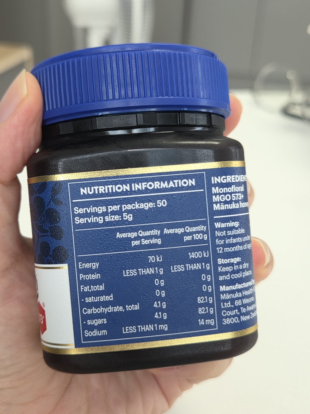 마누카헬스 Manuka Health MGO 573+ Honey 250g ... 솔직 후기 | 실사용자 리뷰 분석 - 상품 이미지 2