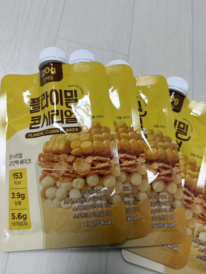 플라이밀 단백질 쉐이크 콘시리얼 45g, 7개 이미지 3