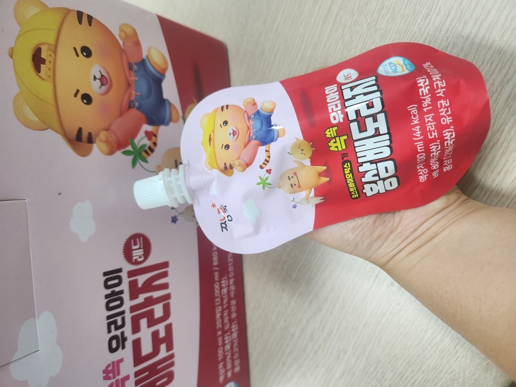 짱죽 우리아이 홍삼배도라지 레드 20p 맛있게 먹은 솔직 후기 - 상품 이미지 4