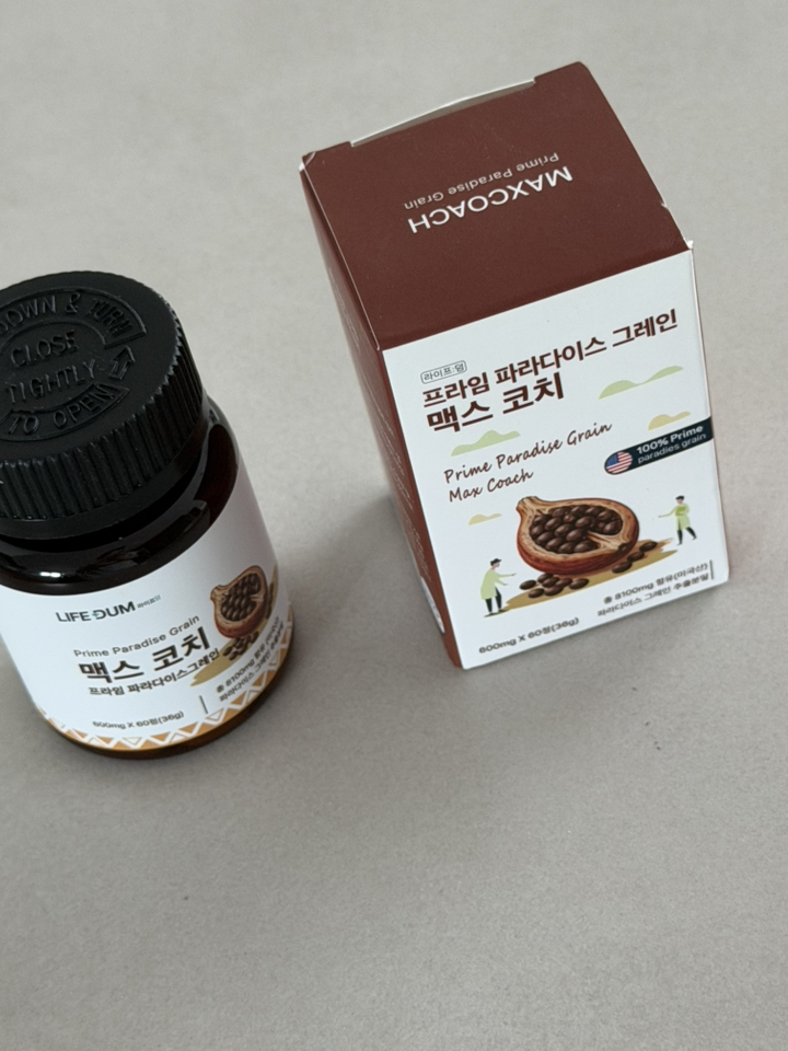 [정품] 미국산 파라다이스 그레인 버닝 프라임 맥스코치 60정, 1개 솔직 후기 | 실사용자 리뷰 분석 - 대표 이미지