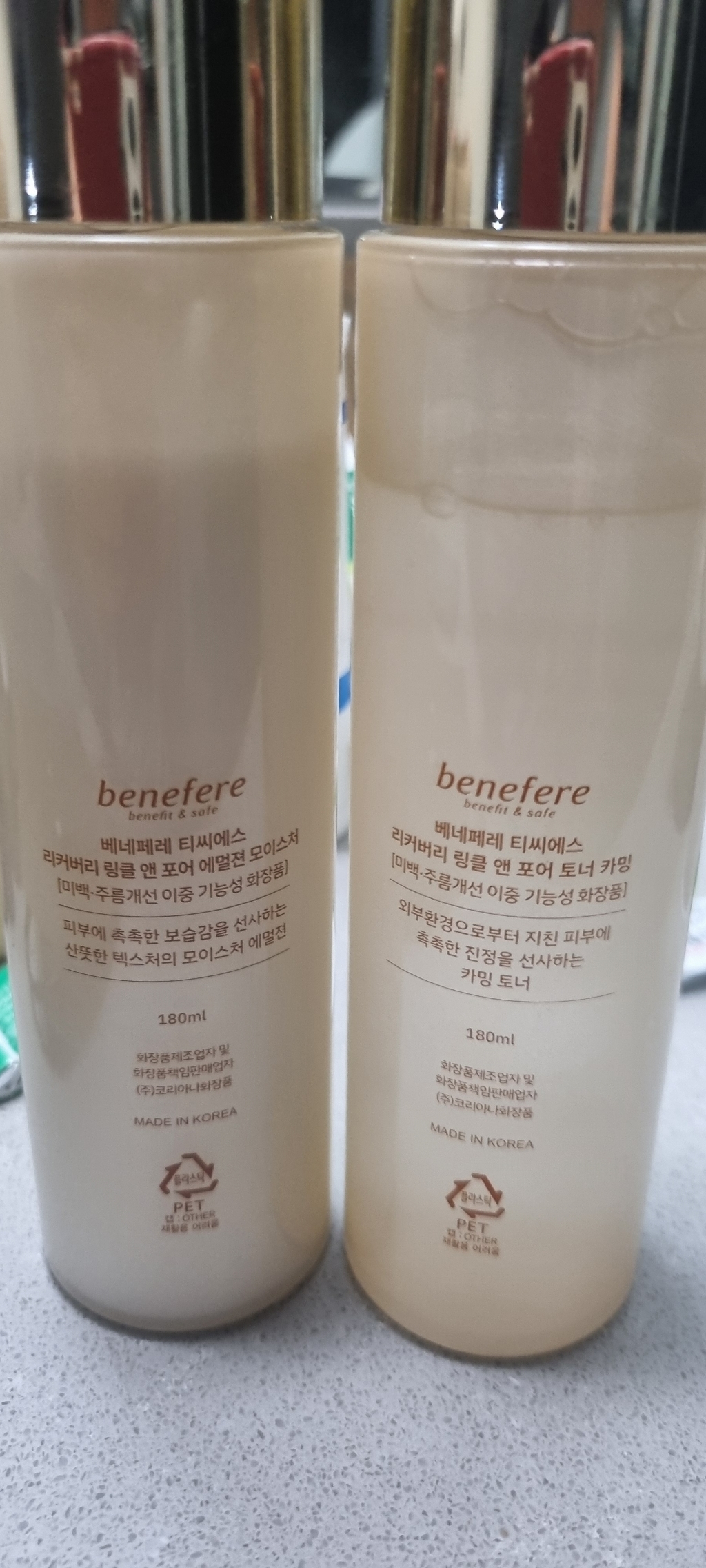 [주름 모공 탄력 개선] 코리아나 베네페레 링클 앤 포어 스킨+로션 솔직 후기 | 피부 타입별 분석 - 상품 이미지 3