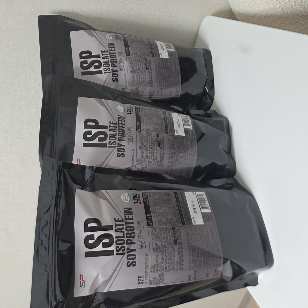 SP스포츠 ISP 분리대두단백질 흑임자맛 1.2kg, 1개 이미지 2
