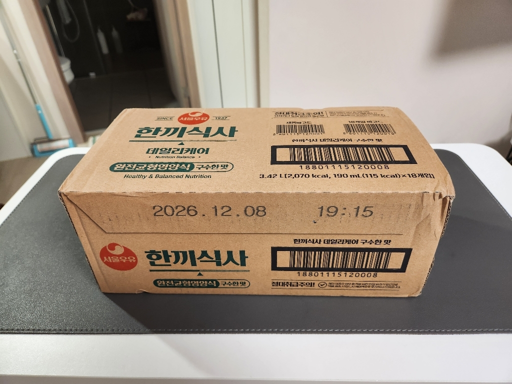 서울우유 한끼식사 데일리케어 구수한 맛 190ml, 18개 솔직 후기 | 실사용자 리뷰 분석 - 상품 이미지 4