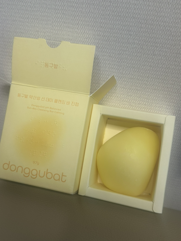 동구밭 약산성 선 데이 진정 마일드 선크림 클렌징 올인원 비누 이미지 2