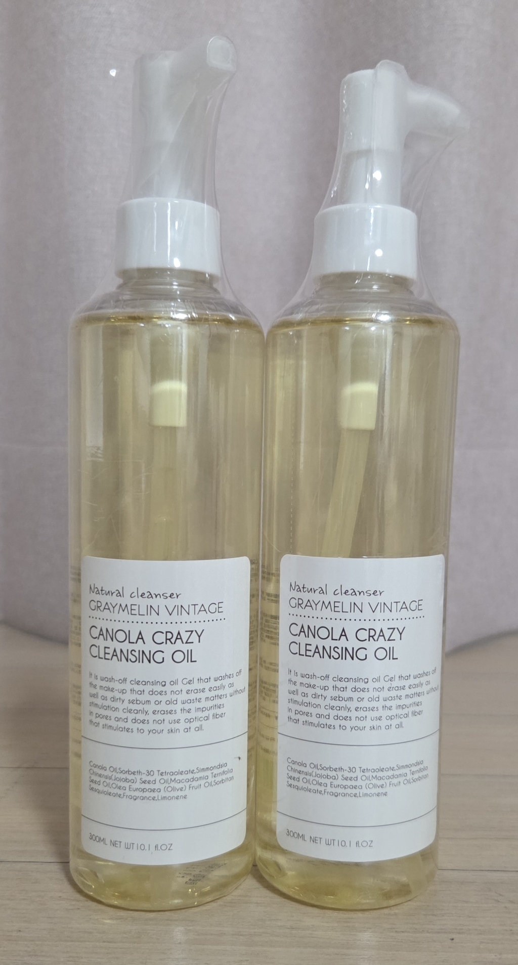 그레이멜린 카놀라 크레이지 클렌징오일 300ml 이미지 4
