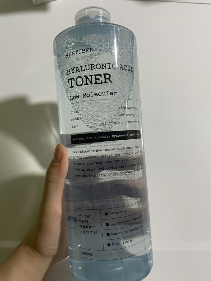 1+1 센티베르 저분자 히알루론산 저자극 모공 토너 1L 대용량 스킨 진... 솔직 후기 | 실사용자 리뷰 분석 - 상품 이미지 1
