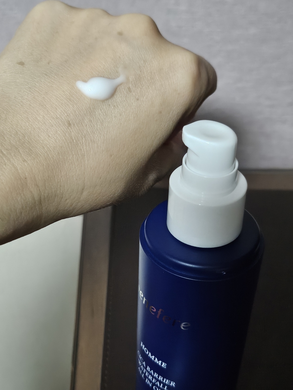 [주름미백개선/면도진정] 코리아나 베네페레 옴므 시카베리어 워터폴 남성 올인원 스킨로션 이미지 4