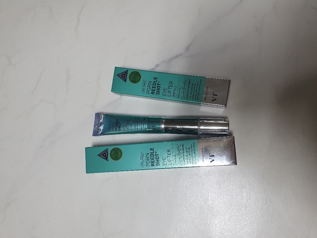 VT PDRN리들샷 진동 아이리프터 아이크림 본품+리필(15ml+15ml) 2세트 이미지 2