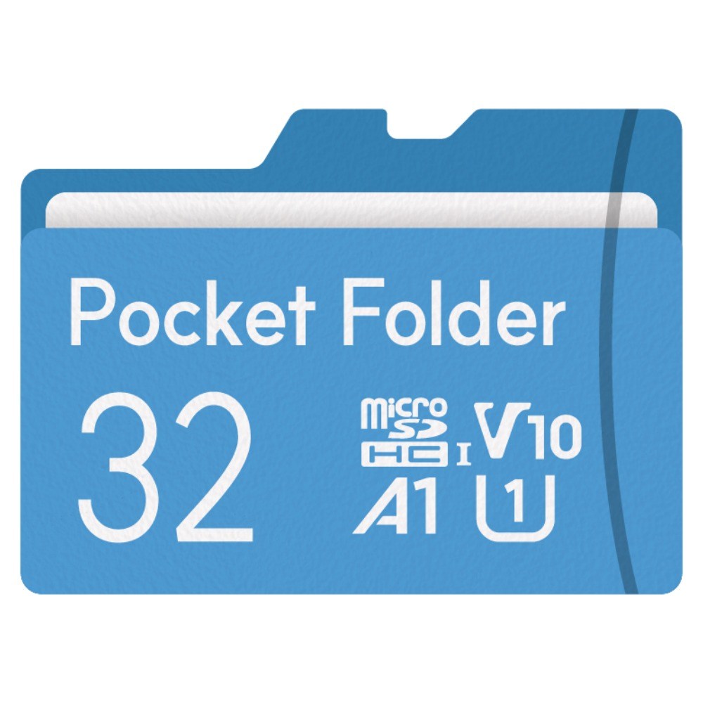포켓폴더 Pocket Folder 마이크로 SD카드 MSD UHS-I C10 Fit, 1개, 32GB — 쿠팡 골드박스 특가 14,000원