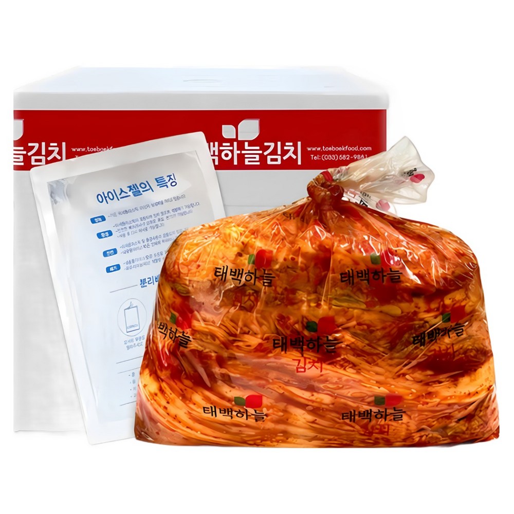 태백하늘김치 김장 포기김치 국산100% /무료배송, 10kg, 1개 — 쿠팡 골드박스 특가 50,360원