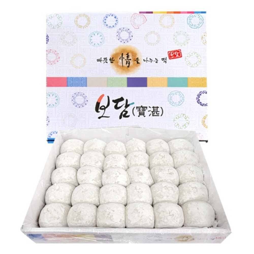 왕찹쌀떡 국산찹쌀 선물용, 30개, 60g — 쿠팡 골드박스 특가 15,900원