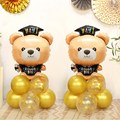 Benteuholrik 3 D Chodaehyeong Joleop Seutaending Pungseon , 1 Pack , 03.3 D Byeolhaksamo Muji Pack Seutaending (이벤트홀릭 3D 초대형 졸업 스탠딩 풍선, 1개, 03.3D 별학사모 무지개 스탠딩)