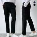 미제이 남자 밴딩 슬랙스 프리미엄 구김없는 바지, 블랙, 2XL(35-36) - 쿠팡 가격 3,000원