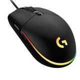 로지텍 G102IC 2세대 LIGHTSYNC 게이밍 유선마우스, 블랙