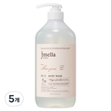 제이멜라 인 프랑스 플뢰르 그레이스 바디워시 리치 앤 피오니향, 1L, 5개