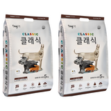도그랑 전연령 강아지 클래식 건식사료, 5kg, 2개
