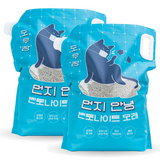 포우장 먼지 안녕 벤토나이트 고양이 모래, 9kg