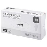 코멧 니트릴장갑 블랙, 중(M), 100개입, 1개