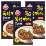 오뚜기 3일 숙성카레 클래식 고형 약간매운맛, 200g, 3개
