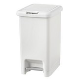 코멧 홈 모던한 원터치 페달 휴지통, 화이트, 20L, 1개