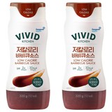 비비드키친 저칼로리 바비큐소스, 320g, 2개