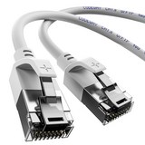코드웨이 40기가 CAT8 초고속 인터넷 랜선 U/FTP 랜케이블, 7m, 1개
