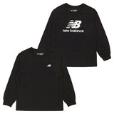 뉴발란스키즈 NK9BFB398U ESSENTIAL 긴팔 티셔츠 2종 세트, Black, 140, 1개